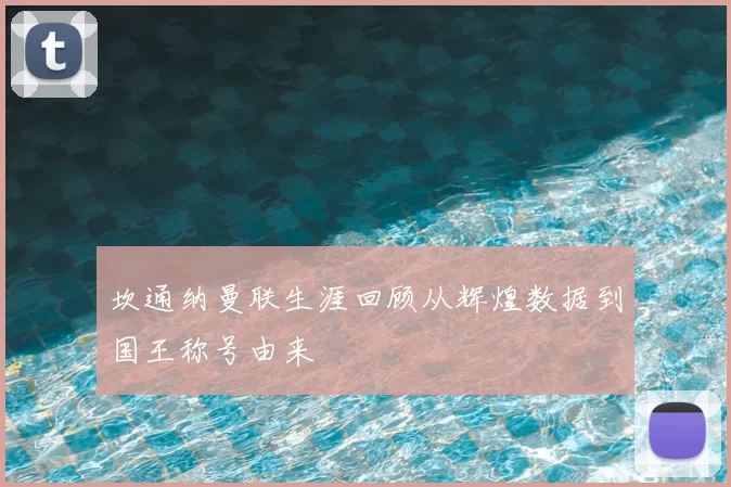 坎通纳曼联生涯回顾从辉煌数据到国王称号由来